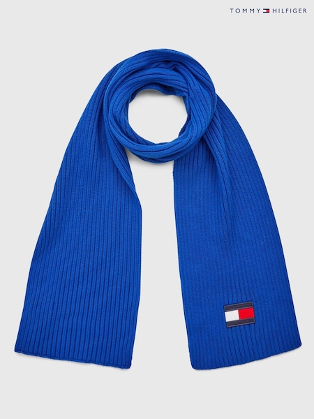 Tommy Hilfiger Blue Big Flag Scarf (D00056) | €57