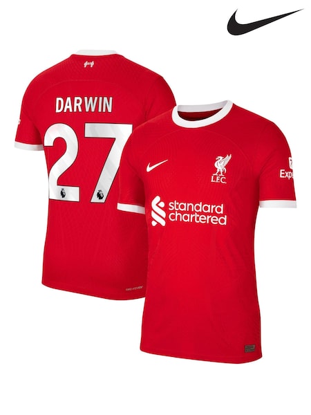 Darwin - 27 - Nike Liverpool Home Match Shirt 2023-24 (D01107) | 597 LEI
