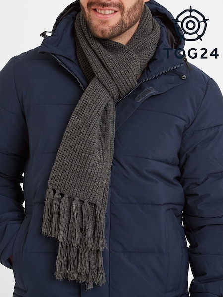 Tog 24 Grey Hanlith Winter Scarf (D02379) | $44