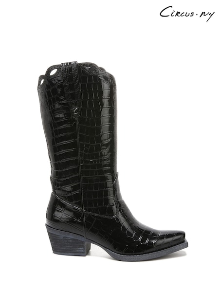 Circus NY Jill Western Black Boots (D02541) | €79