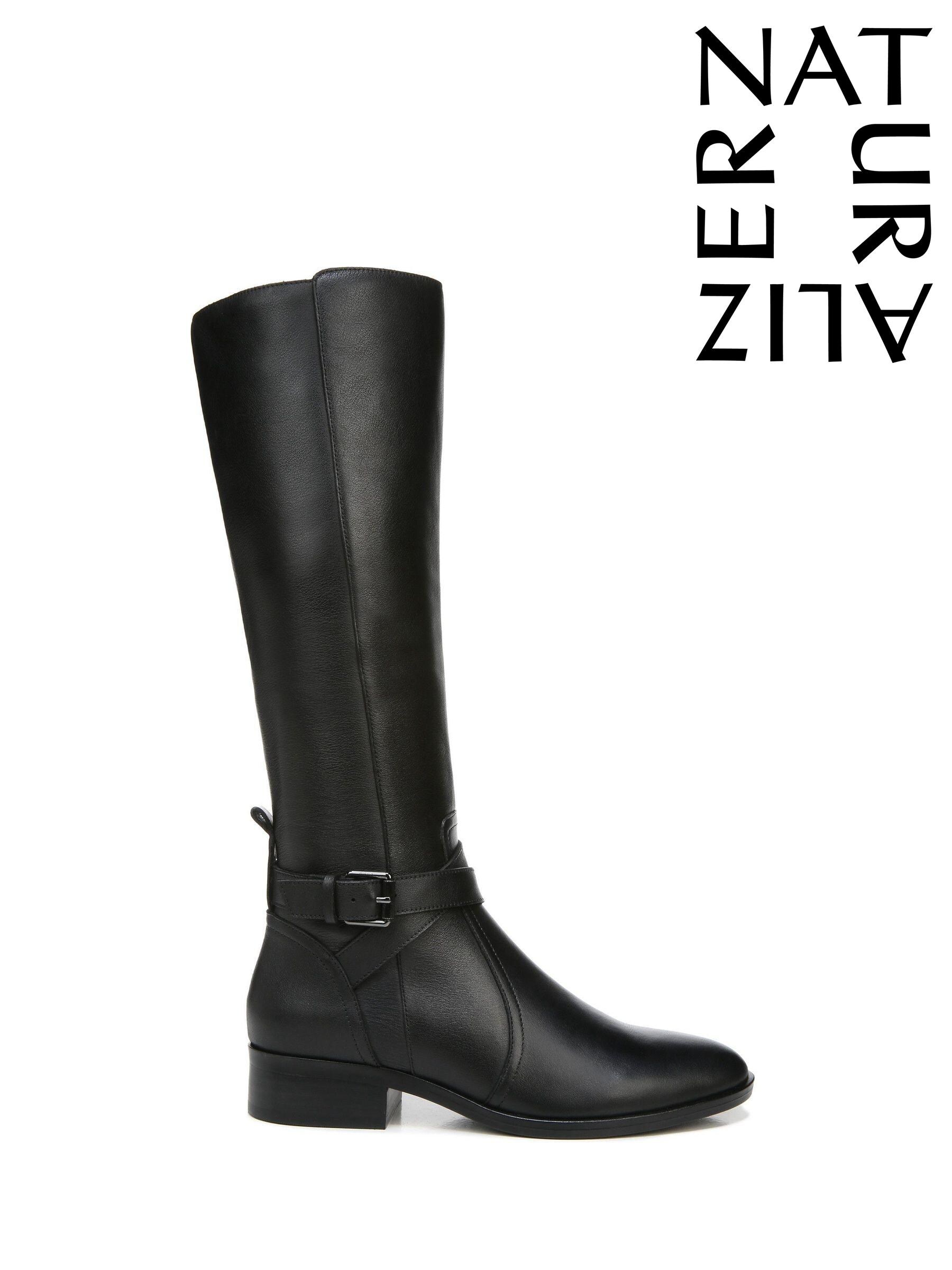 Naturalizer black riding boots store