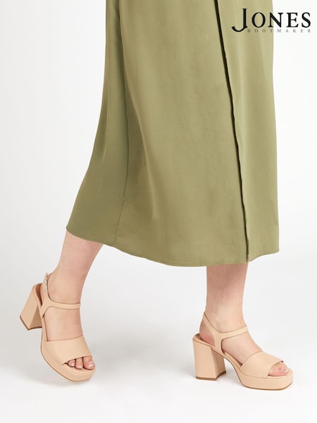 Jones Bootmaker Nude Giuseppa Platform Heels (D03581) | €46