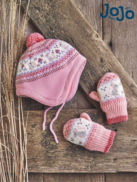 JoJo Maman Bébé Mouse Fairisle Pattern Mittens (D03598) | € 18