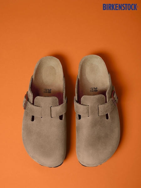 Svetlo rjava - Birkenstock Boston Oil Leather Sandals (D04040) | € 171 - € 184