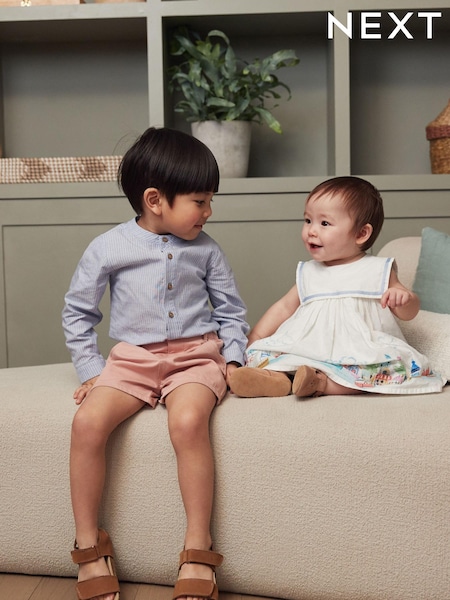 Blue Smart 2 Piece Baby Bodysuit And Trousers Set (0mths-2yrs) (D04889) | €15 - €16