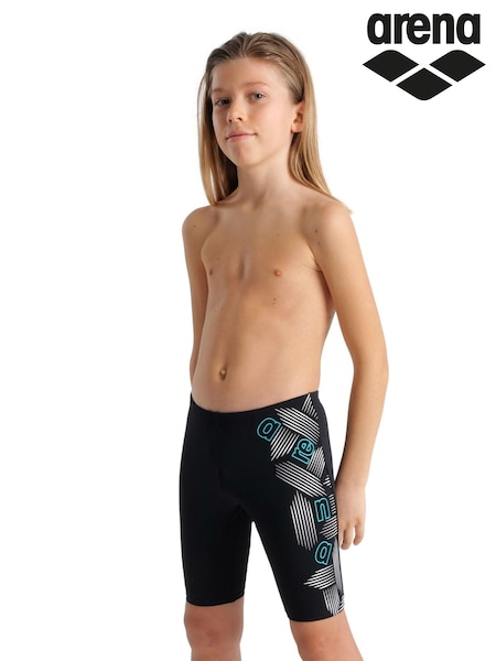 Arena Boys Black Swim Jammer Graphic Swim Shorts (D04946) | €15.50