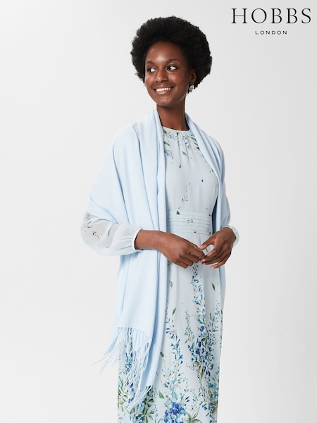 Hobbs Blue Matilda Scarf (D06404) | €63