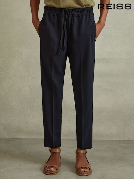 Bleumarin - Reiss Hailey Pull On Trousers (D07110) | 809 LEI