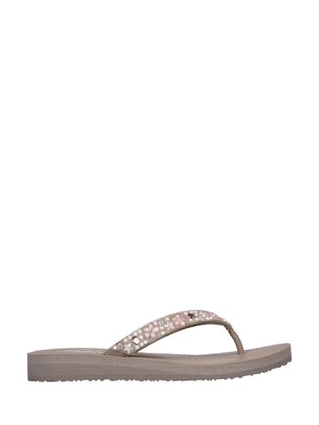 Skechers Natural Womens Meditation Dancing Daisy Sandals (D07243) | AED99