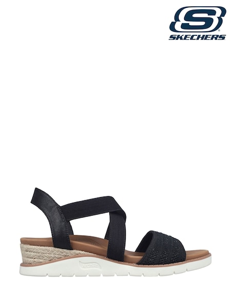 Skechers Black Arch Fit Beach Kiss Boho Beyond Womens Sandals (D07248) | €77