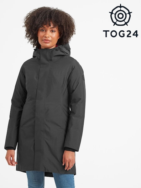 Tog 24 Womens Black Bramhope Waterproof Down Parka (D07787) | €55
