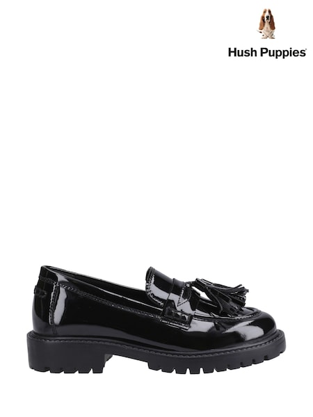 Қара патент - Hush Puppies Abigail орта мектебінің аяқ киімі