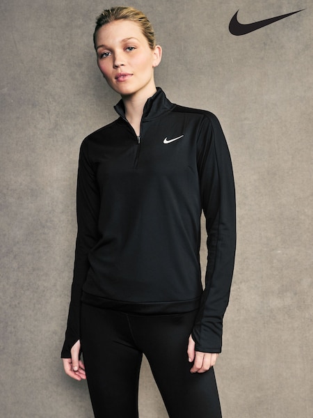 Nike Black Dri-FIT Pacer Half Zip Running Top (D08939) | €50 - €53