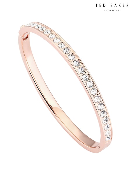 Tono dorado rosa - Ted Baker Clemara: Crystal Hinge Bangle (D09167) | 78 €