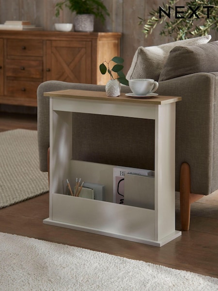 Cream Malvern Oak Effect Side Table (D09345) | €90