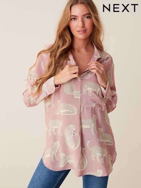 Modri leopard - Scion Overhead Long Sleeve Shirt (D09680) | € 17