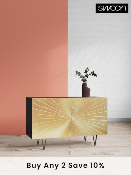 Swoon Brass Ziggy Sideboard (D10084) | €1,133