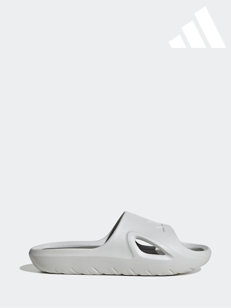 adidas Grey Adicane Slides (D10574) | AED163
