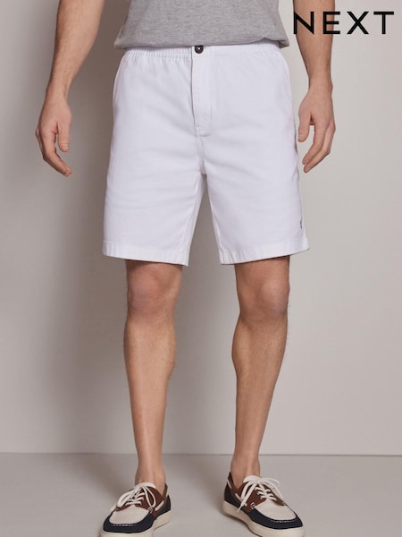 White Stretch Chino Shorts (D12092) | €4
