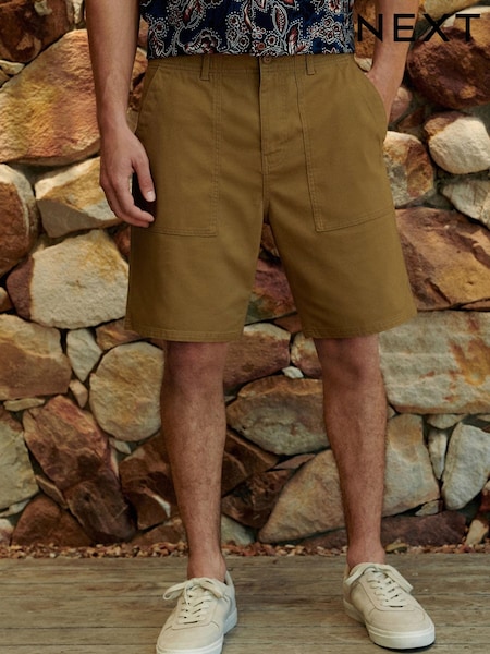 Steinbraun - Fatigue Pocket Cargo Shorts (D12811) | 3 €