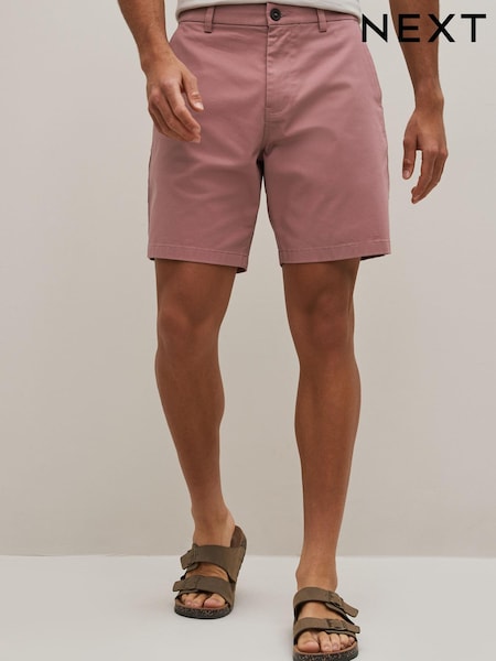 Розовый - Stretch Chino Shorts (D14020) | €4