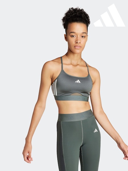 adidas Green Hyperglam Shine Bralette (D14932) | €17.50