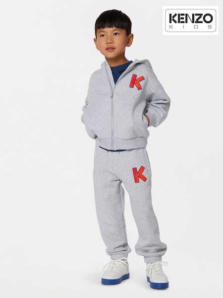 KENZO KIDS Grey K Logo Joggers (D14959) | €62 - €72
