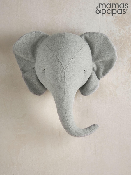 Mamas & Papas Grey Born To Be Wild Wall Elephant Head (D15002) | €39