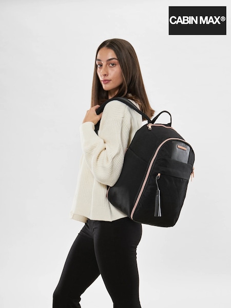 שחור - Cabin Max Travel Hack 40cm Backpack (D15361) | ‏201‏₪