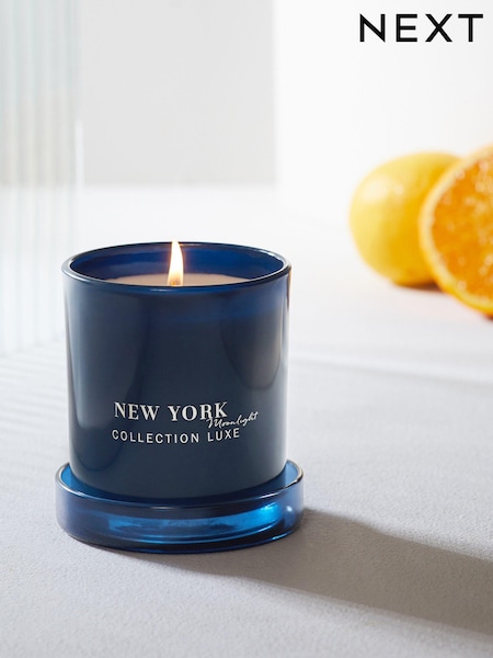 Moonlight Amber & Jasmine Collection Luxe New York Single Wick Scented Candle (D15944) | €15.50
