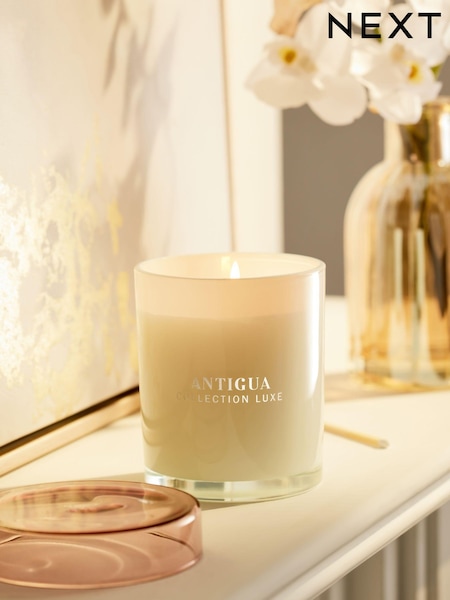 White Collection Luxe Antigua Mango and Papaya Single Wick Scented Candle (D15945) | €15.50