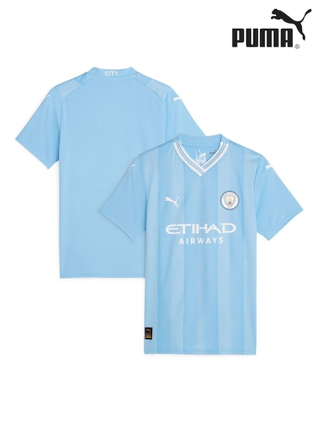 Puma Light Blue Blank Womens Manchester City Home Replica 23/23 Football Shirt Womens (D15984) | €99