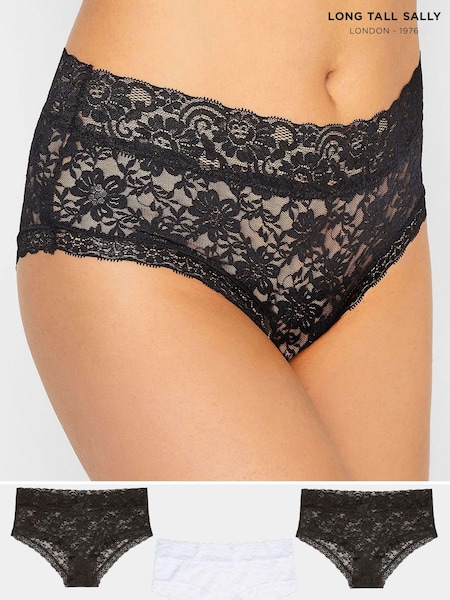 Long Tall Sally Floral Lace Shorts 3 Pack (D16355) | ‏10 ر.ع.‏