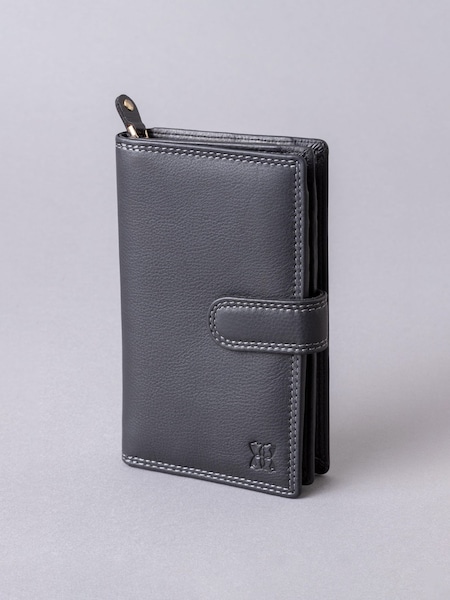 Lakeland Leather Black Medium Tab Purse (D16421) | €37
