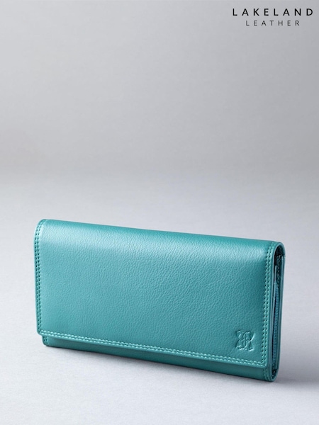 Lakeland Leather Green Large Purse (D16431) | €44