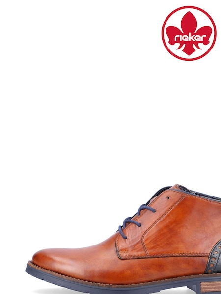 Rieker Mens Brown Short Lace-up Boots (D16858) | kr1 211