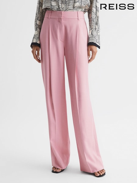 Reiss Pink Bonnie Wide Leg Trousers (D17106) | €66