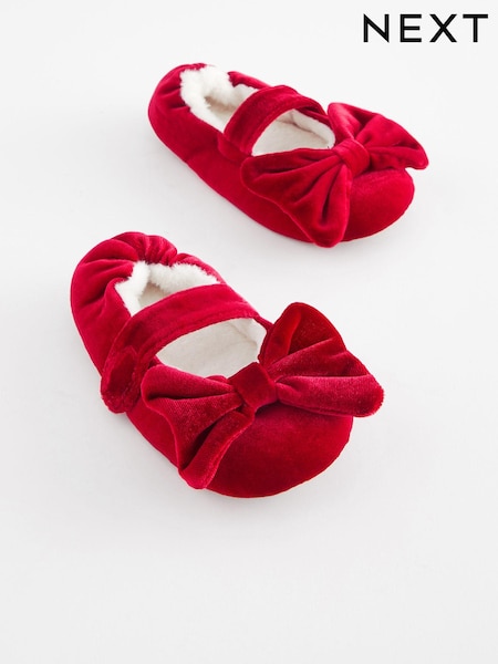 Red Bow Ballet Slippers (D17619) | €6.50 - €7.50
