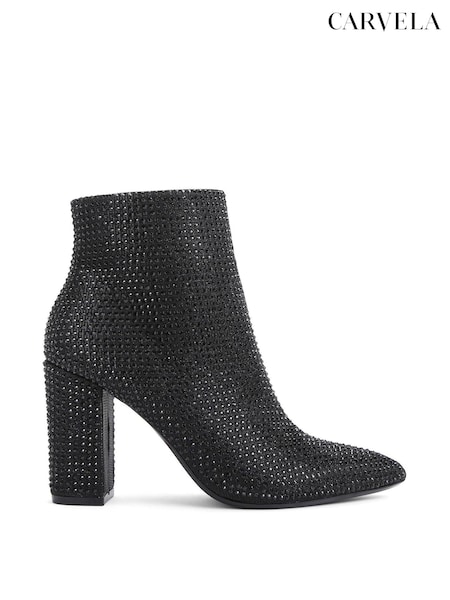 Carvela Shone Black Ankle Boots (D17671) | 294 QAR