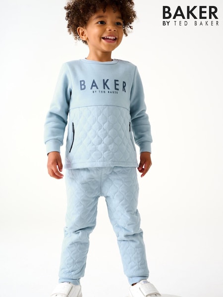 Baker by Ted Baker (0-6yrs) Quilted Sweater and Jogger Set (D18114) | € 24 - € 27