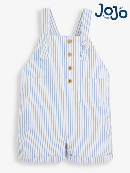 JoJo Maman Bébé Blue Stripe Dungaree (D18214) | €37 - €41
