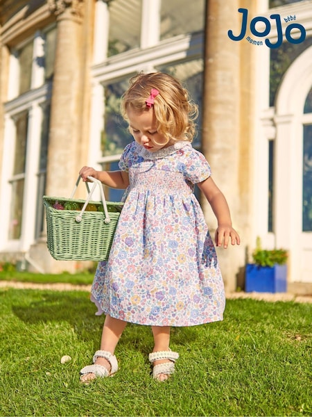JoJo Maman Bébé Meadow Frill Collar Party Dress (D18218) | €54