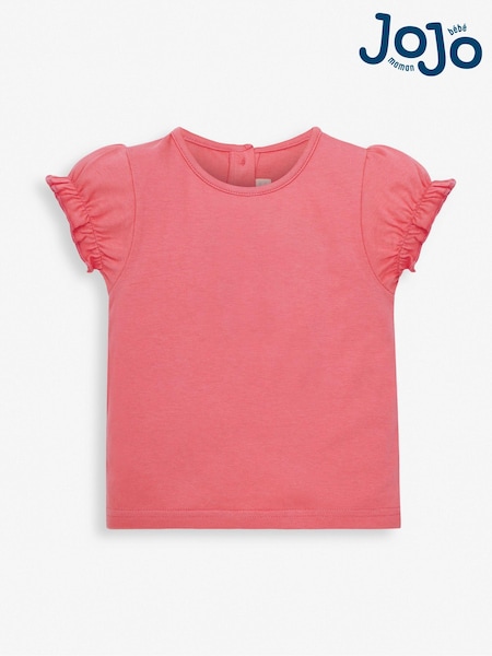 JoJo Maman Bébé Dusky Pink Pretty T-Shirt (D18223) | €18