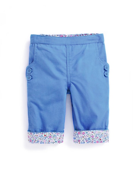 JoJo Maman Bébé Cornflower Girls' Twill Clamdiggers (D18231) | €29