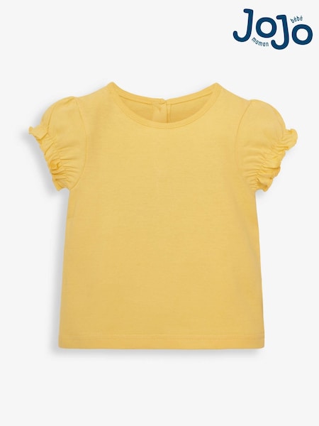 JoJo Maman Bébé Yellow Pretty T-Shirt (D18232) | €18