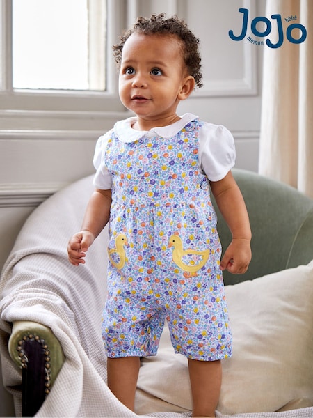 JoJo Maman Bébé Plain Peter Pan Collar Baby Bodysuit (D18293) | 19 €
