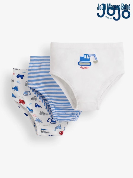 Azul - JoJo Maman Bébé 3-Pack Pants Set (D18319) | 19 €