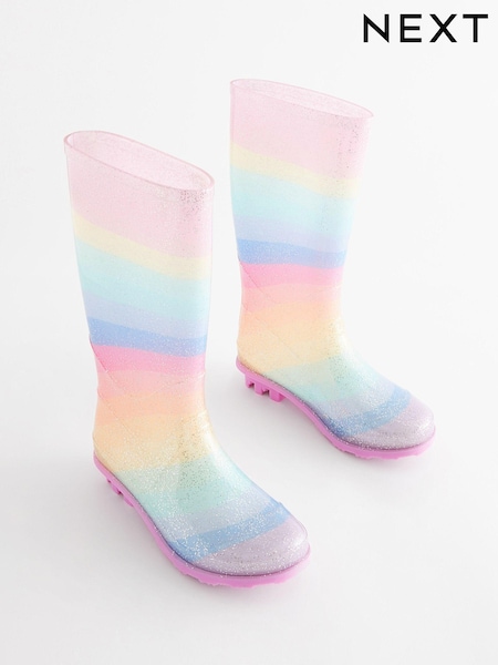 Rainbow Glitter Wellies (D18535) | €8 - €10