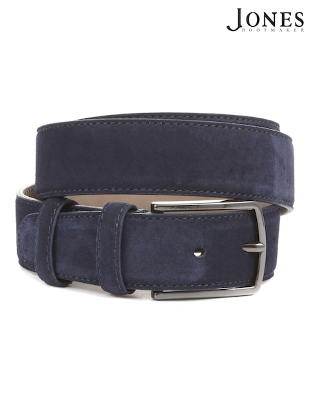 Jones Bootmaker Mens Upney Suede Leather Belt (D18763) | $70