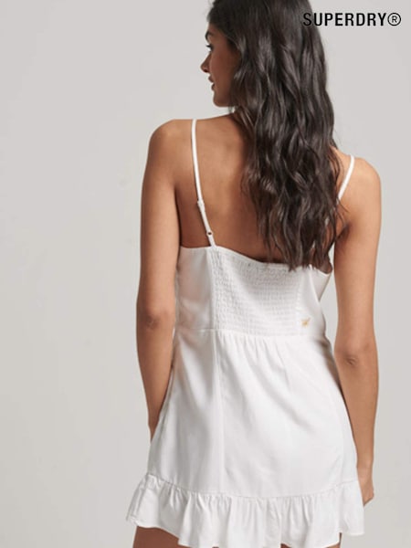 Superdry White Vintage Cami Mini Dress (D18900) | €10
